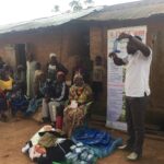 Presentation of Samples of Clothes, Sanitary Pads and Mosquito nets provided by Crossroads at the Village of Dumyaji I a refugee host border Community of Nigeria (1)